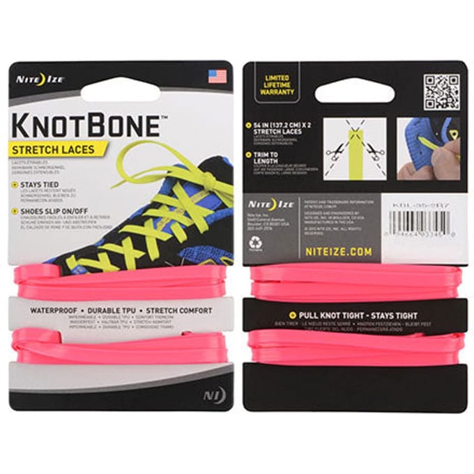 Nite Ize - Knotbone - Stretch laces - Roze