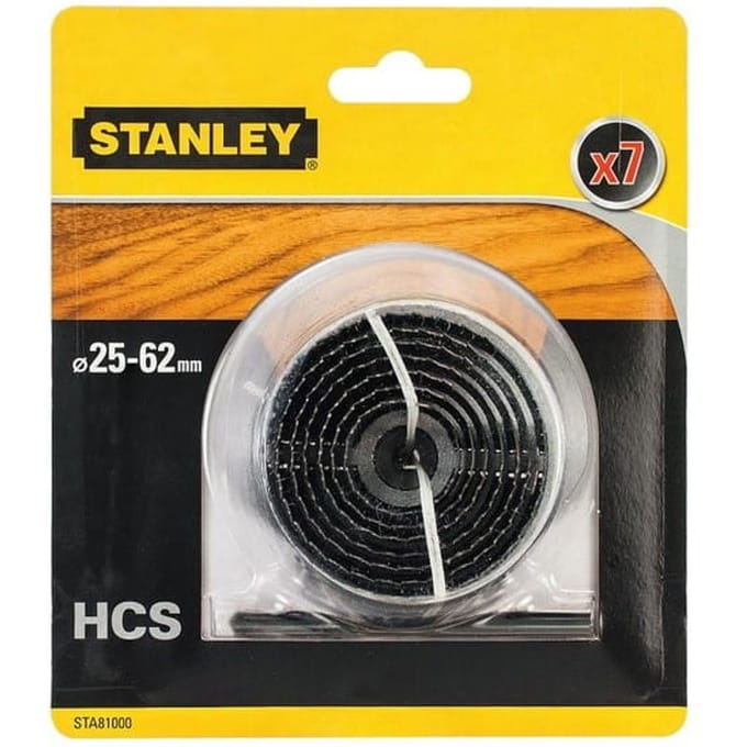Stanley Gatenzagen-set 25-62mm (7-delig)
