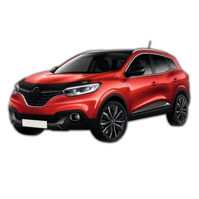 Motorkap Deflector - SCOUTT - Renault Kadjar - Bescherming tegen vuil - Eenvoudige installatie - Duurzaam ABS zwart