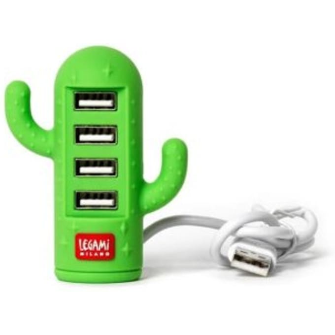Legami usb hub met 4 poorten - cactus