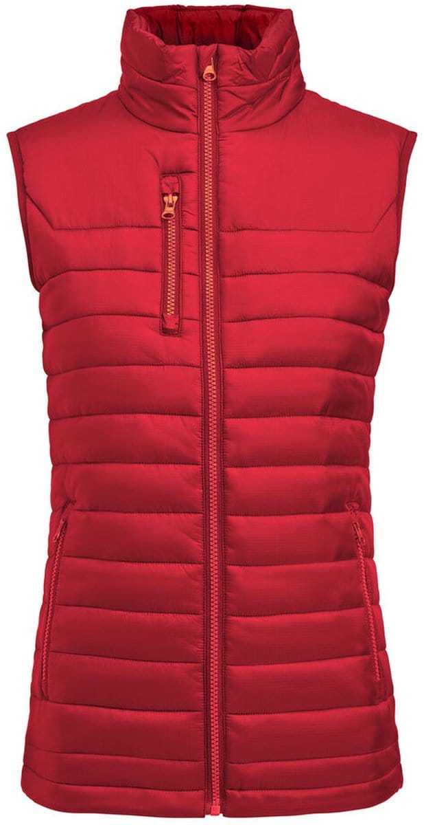James Harvest Meadows Vest Bodywarmer Dames 2121053 - Rood - L