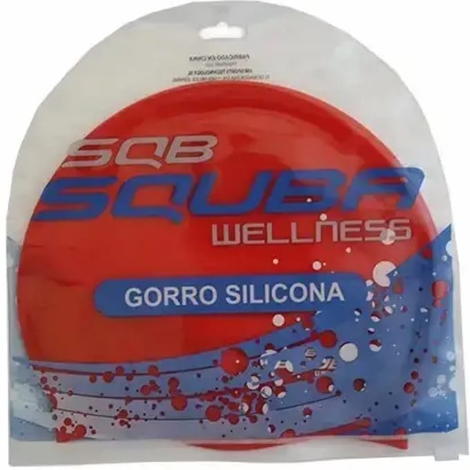 Squba Siliconen Badmuts Blauw