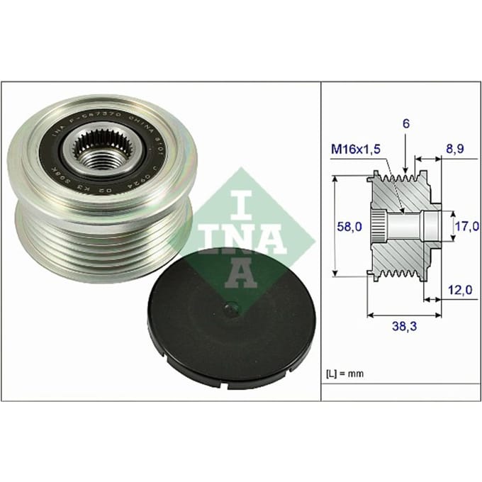 Schaeffler Ina Riemschijf, generator INA 535 0266 10