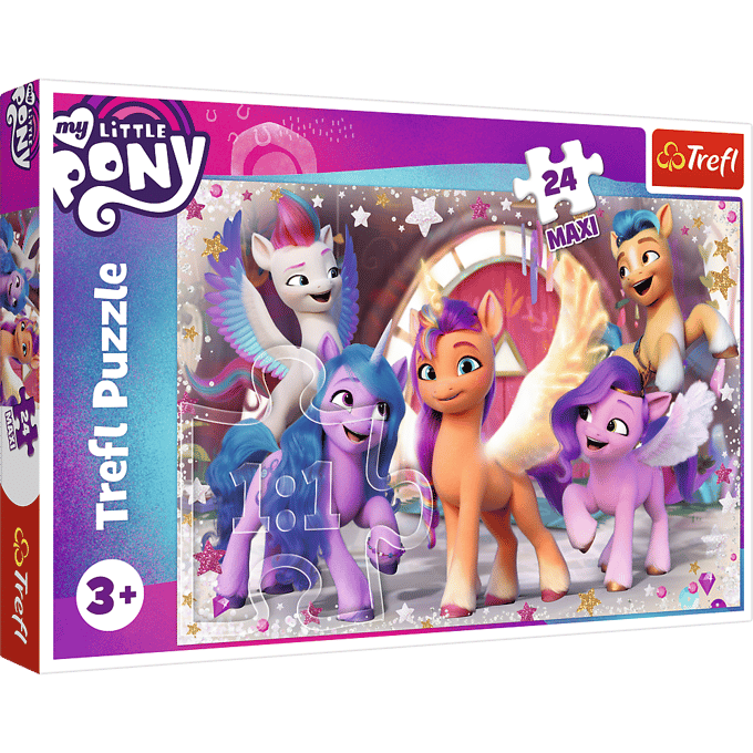 Trefl De Vreugde van de Pony's Hasbro My Little Pony Legpuzzel - 24 stukjes - Vanaf 3 jaar