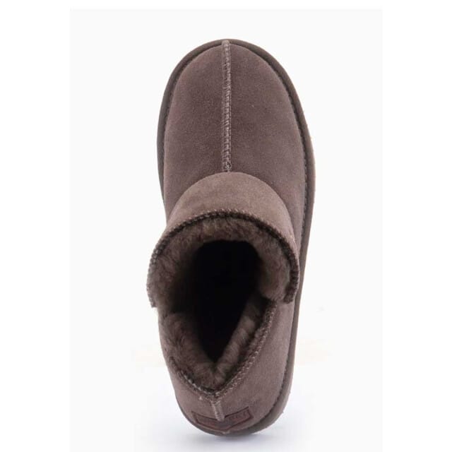 Warmbat Willow Suede Dames Sloffen - Grijs