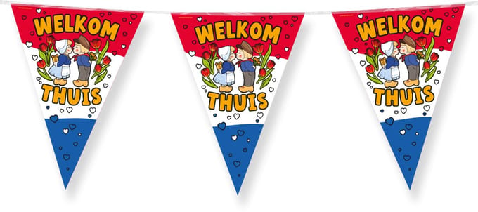 Vlaggenlijn - Welkom thuis - 10m