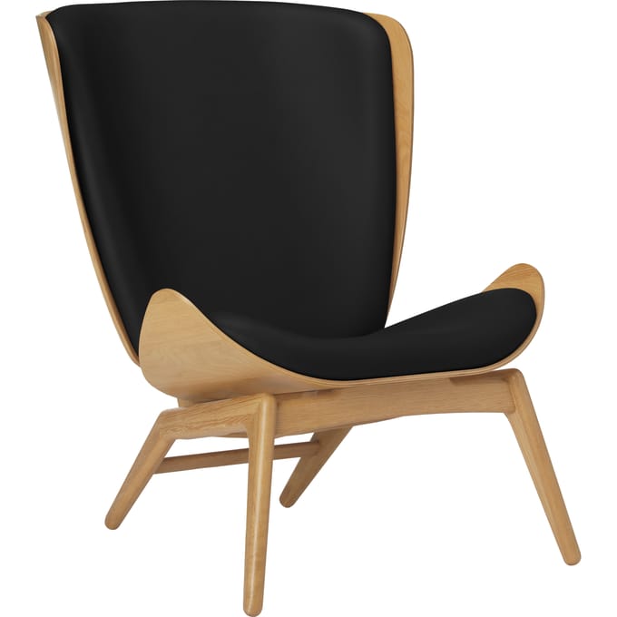 UMAGE The Reader fauteuil - eiken - Leder Hope black