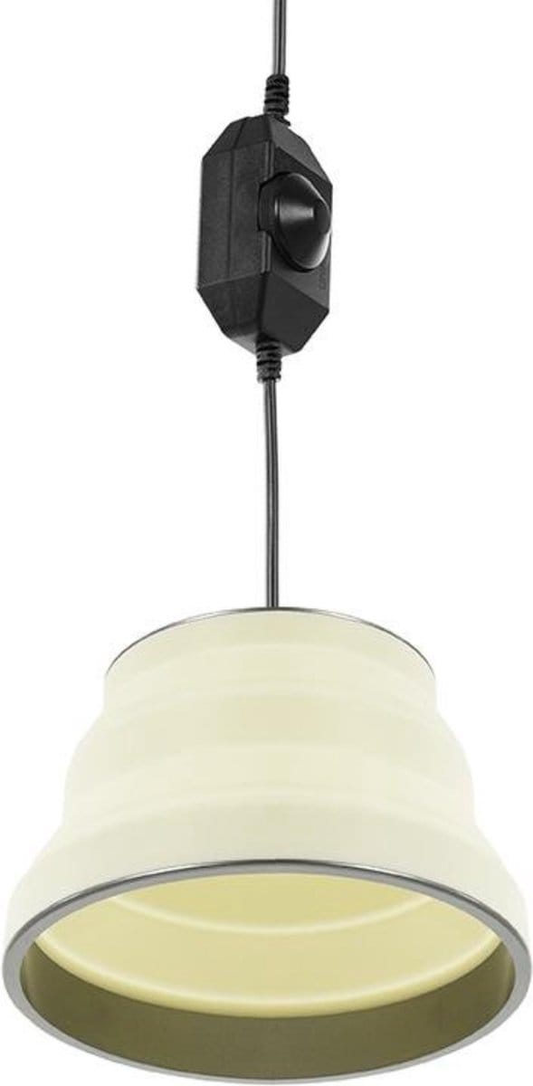 ProPlus Hanglamp LED - Opvouwbaar - Camping Lamp - Siliconen - Ø15cm - 360 Lumen - Warmwit Licht - Wit