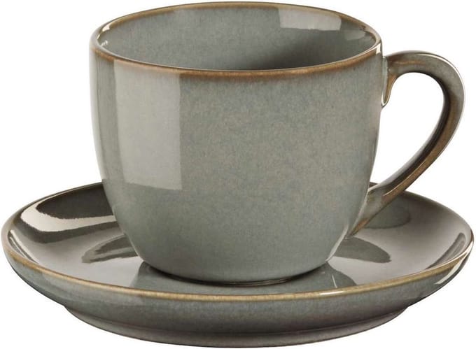 ASA Selection Espresso kop en Schotel Saisons Eucalyptus 90 ml