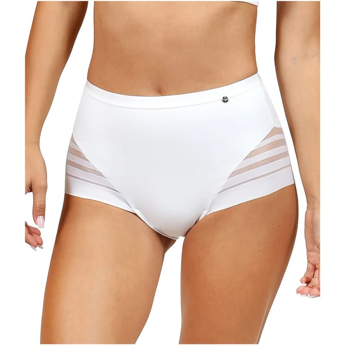 Witte hoge panty slip Lisca Alegra - Wit - Maat - 48