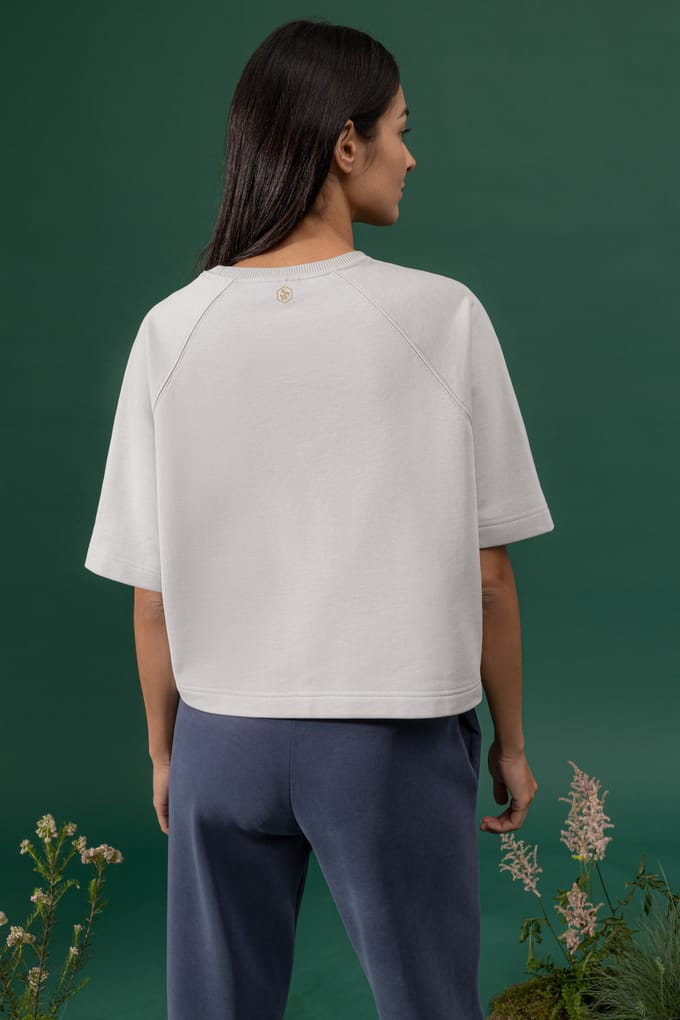Sweat T-shirt Serie Cozy Mineral Grey