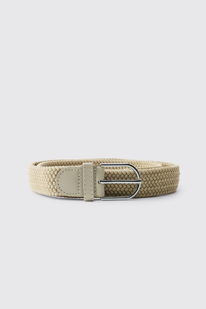 Geweven Riem Met Textuur | Ecru