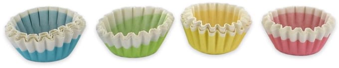 Set van 100 papieren voedselbakjes 2,5 cm Zenker Smart pastry