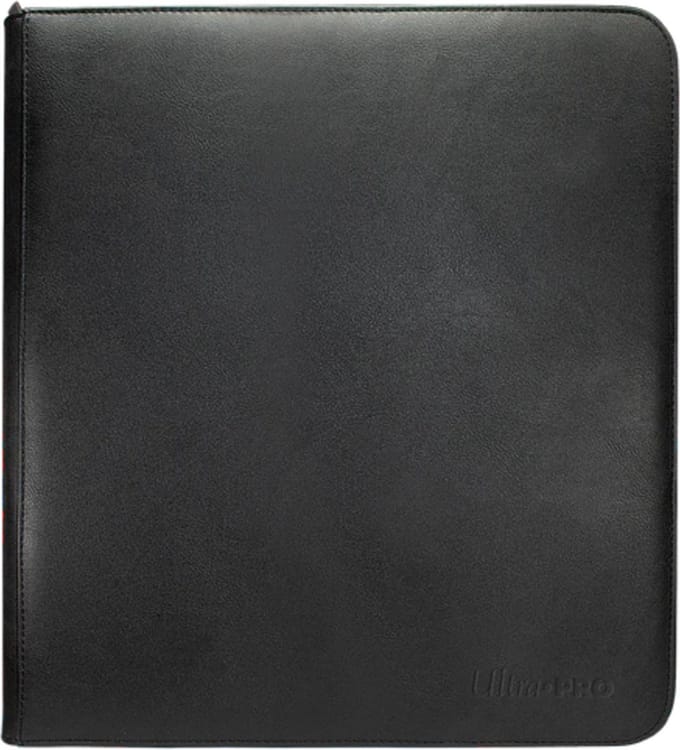 Ultra PRO Vivid 12-Pocket Zippered Pro-Binder Black