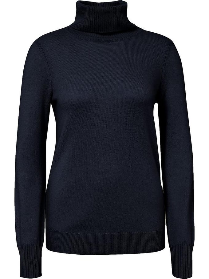 Coltrui 100% kasjmier lange mouwen Van Peter Hahn blauw