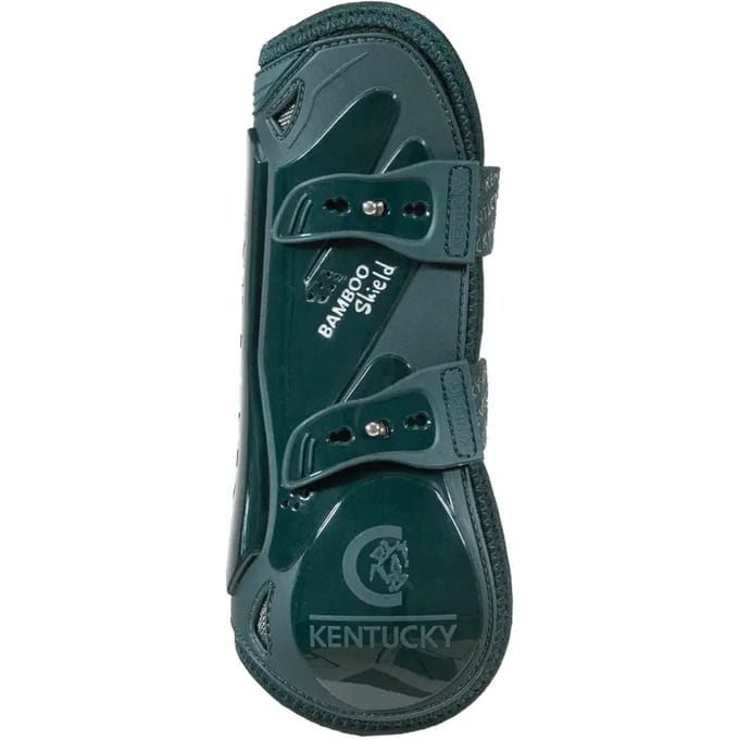 Kentucky Horsewear - Peesbeschermers bamboo elastiek donker groen S
