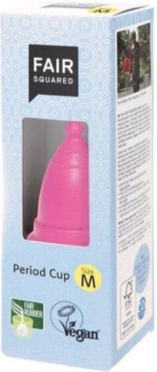 Fair Squared Menstruatiecup - Natuurrubber - Medium - M - Roze