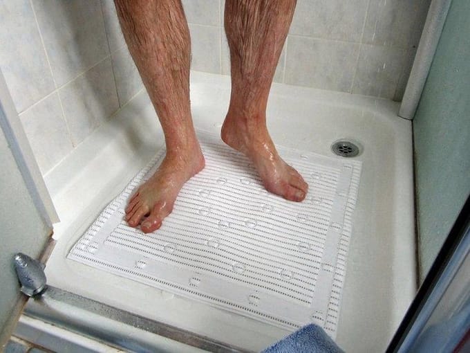Anti-slip douchemat - wit - StayPut