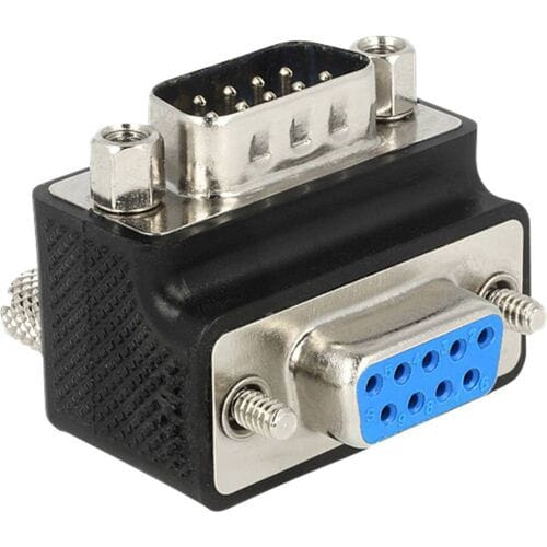 Delock Serieel Adapter [1x D-sub stekker 9-polig - 1x D-sub bus 9-polig] 0 mm Zwart