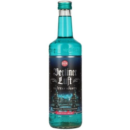 Berliner Luft GLITTER NIGHTS Der Frische Pfefferminzlikör 18% Vol. 0,7l