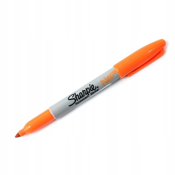 Sharpie Permanente Marker Oranje Neon-UV Fijne Punt