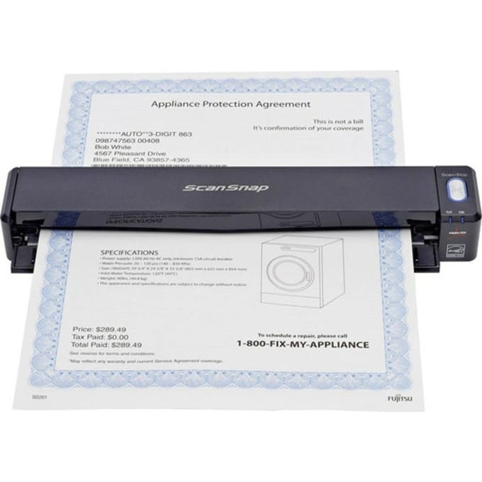 Ricoh (Fujitsu) ScanSnap iX100 mobiele documentscanner