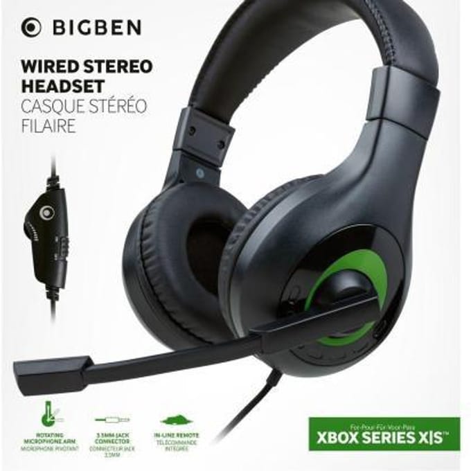 Microsoft Xbox Series X XBOX Series X Stereo Gaming Headset V1 - Zwart