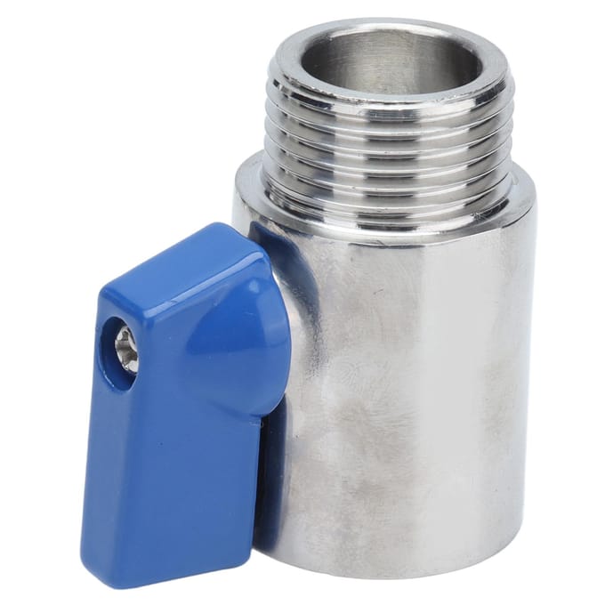 5/8 Inch Mini Kogelkraan 304 RVS Mini Sanitair Binnendraad naar Buitendraad Kogelkraan voor Bier