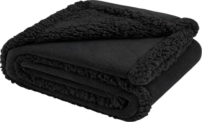 Purepeak Love Blanket - Deken - 100 x 145 cm - Zwart
