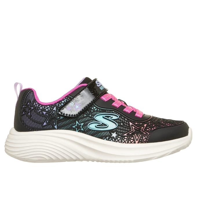 Skechers Bounder Pro meisjes sneakers zwart roze - Maat 29