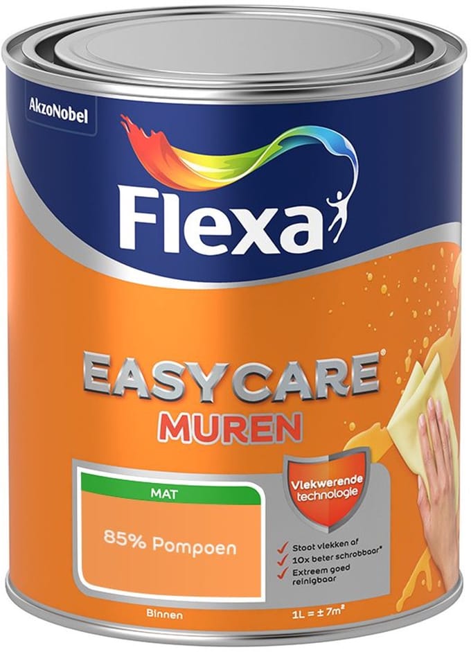 Flexa - Easycare Muren - 85% Pompoen - Mengverf - 1 L