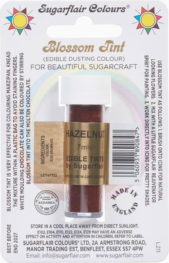 Sugarflair Blossom Tint - Hazelnut - 7ml - Eetbare Kleurstof