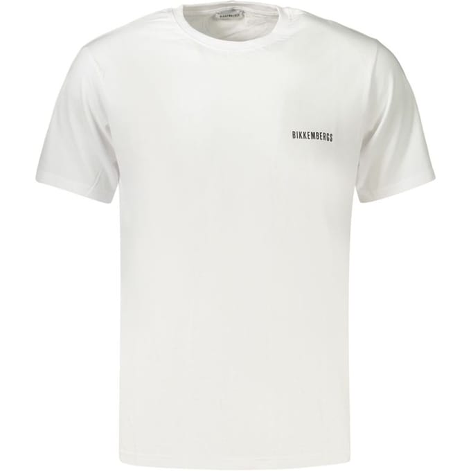 Bikkembergs Witte Katoenen T-Shirt voor Mannen