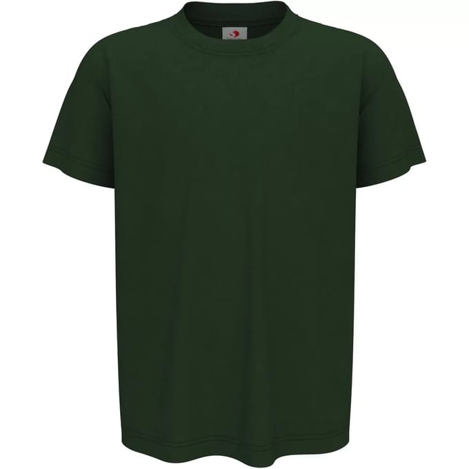 Stedman Kids´ Classic-T S140K - Bottle Green - S (122/128)