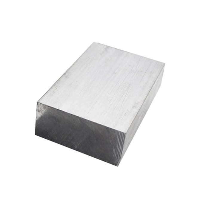 Aluminium Blokplaat - Metaal Vierkant - Constructie Materiaal - Hoge Corrosieweerstand - 500 mm Lengte - Ongekleurd