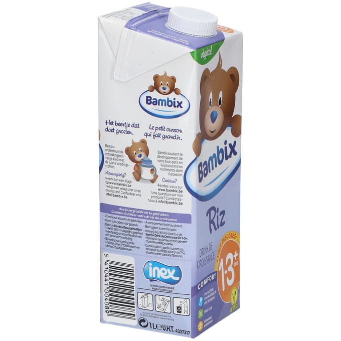 Bambix Rijst Groeidrink 1-3 Jaar+ 1 Melk