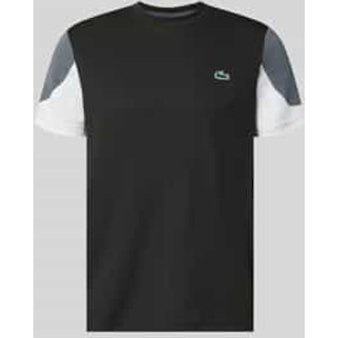 Regular fit sport-t-shirt in colour-block-design