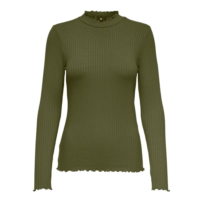JDY - JDYFRANSISKA L/S HI-NCK TOP JR Dames Top