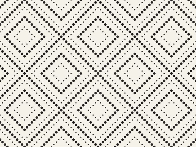 Vinyl | Vloerkleed vinyl | Dotti | 95x95 cm