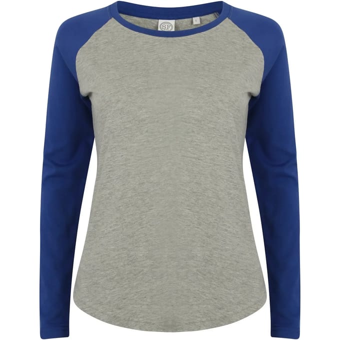 Dames-T-shirt met lange mouwen SF Clothing Baseball