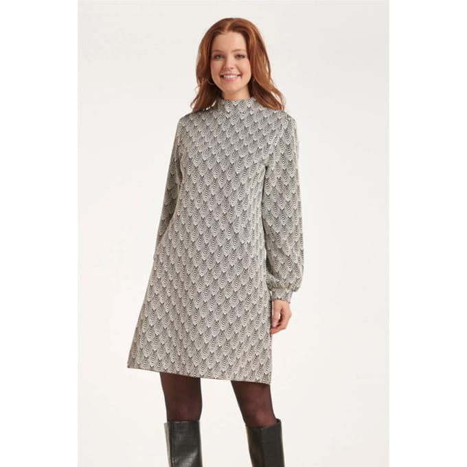 Smashed Lemon 24561 korte jurk met grafische print |