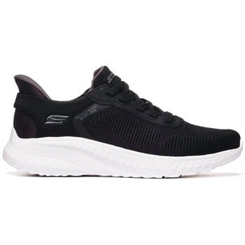 Skechers Bob Squad Chaos - Solid Step Heren Sneakers Zwart