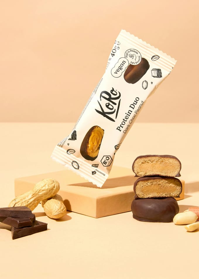 Bio protein bites dark choc peanut 2 x 20 g