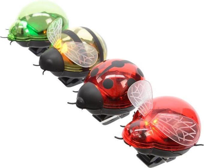 Lumineo LED solar insecten 8x7x6cm (1 stuk) assorti