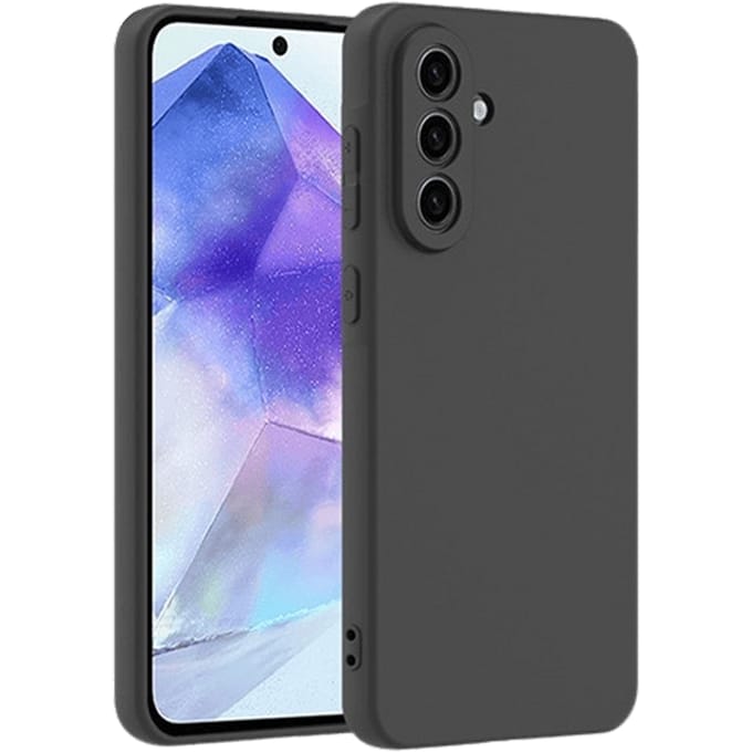 CaseBody Samsung Galaxy A56 Slim-Fit Backcover Zwart