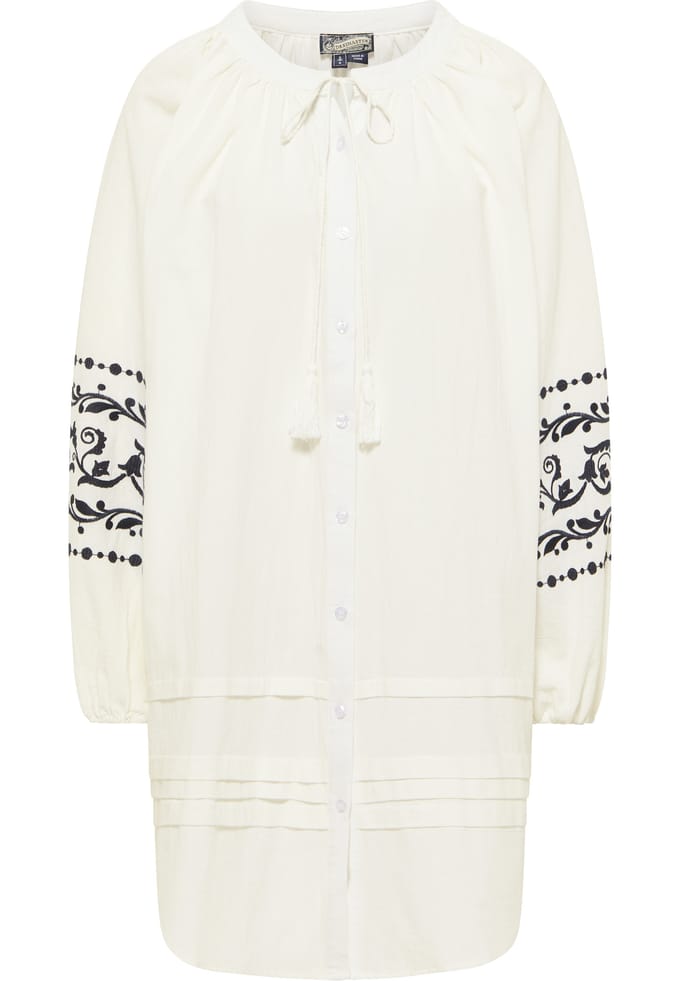 Dreimaster Oversized jurk Dames wolwit