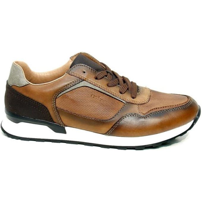 Rieker Sneakers bruin Leer - Maat 45