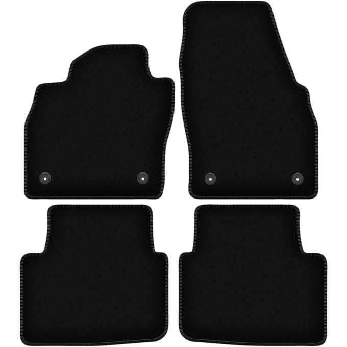 BASIC zwarte veloursmatten voor: Skoda Scala hatchback (2019-)