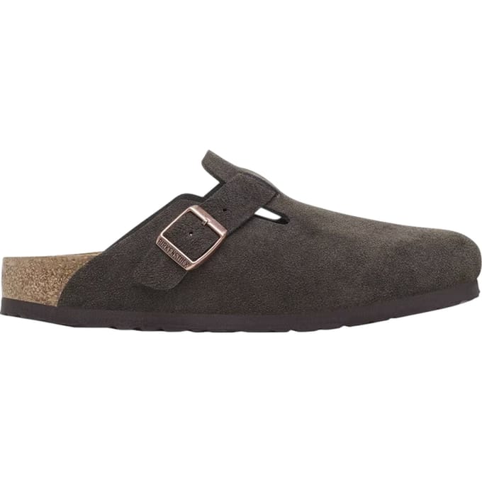 Birkenstock Boston Suede Leather Bruin
