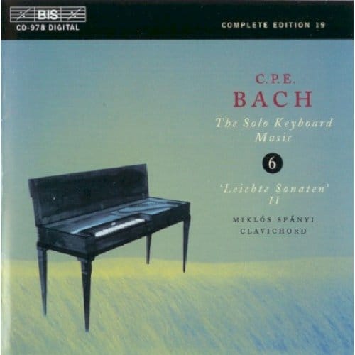Miklós Spányi - C.P.E. Bach: Solo Keyboard Music Vol. 6 (CD)
